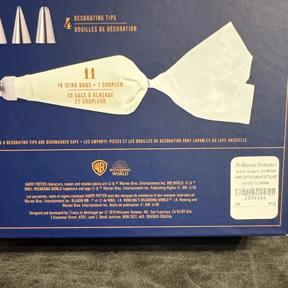 Williams Sonoma Harry Potter Cookie Baking Kit - Blue